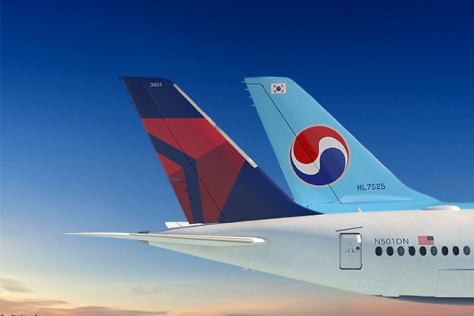 Đối tác liên doanh Delta – KoreanAir