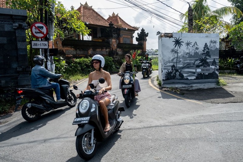 Xe tay ga ở Canggu, Bali. Ảnh: Agunng Parameswara / Getty