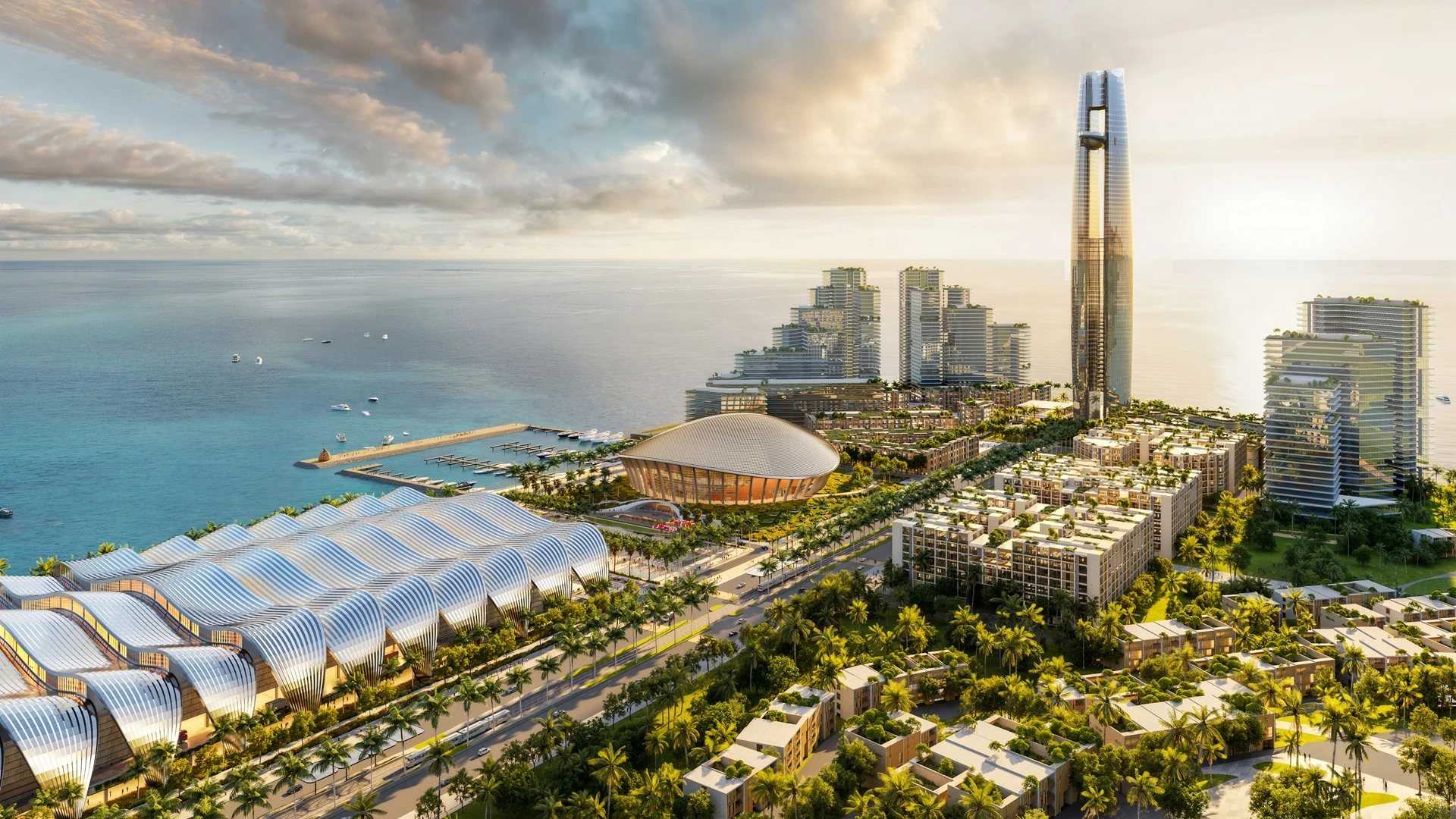 Các tổ hợp vui chơi, giải trí, biểu diễn và những công trình quy mô lớn phục vụ APEC 2027 đang tăng tốc thành hìnhẢNH: SG